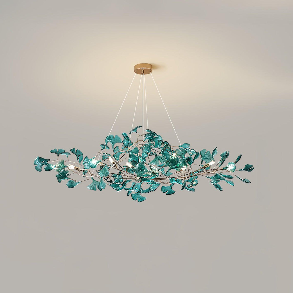 Ava Ginkgo Leaf Ceiling Chandeliers