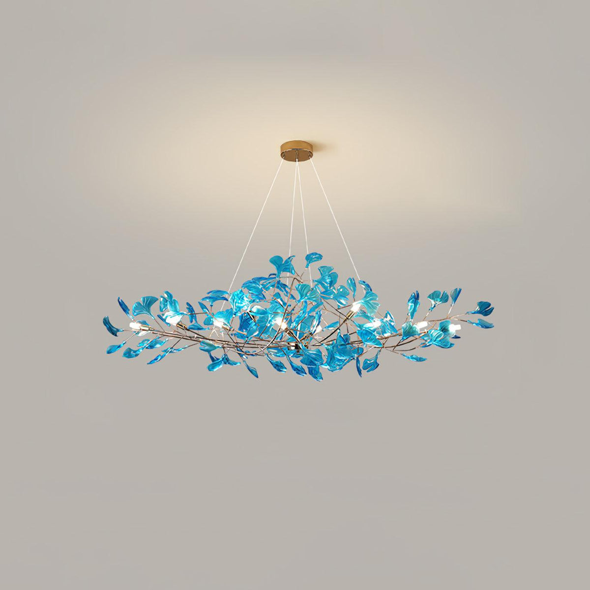 Ava Ginkgo Leaf Ceiling Chandeliers