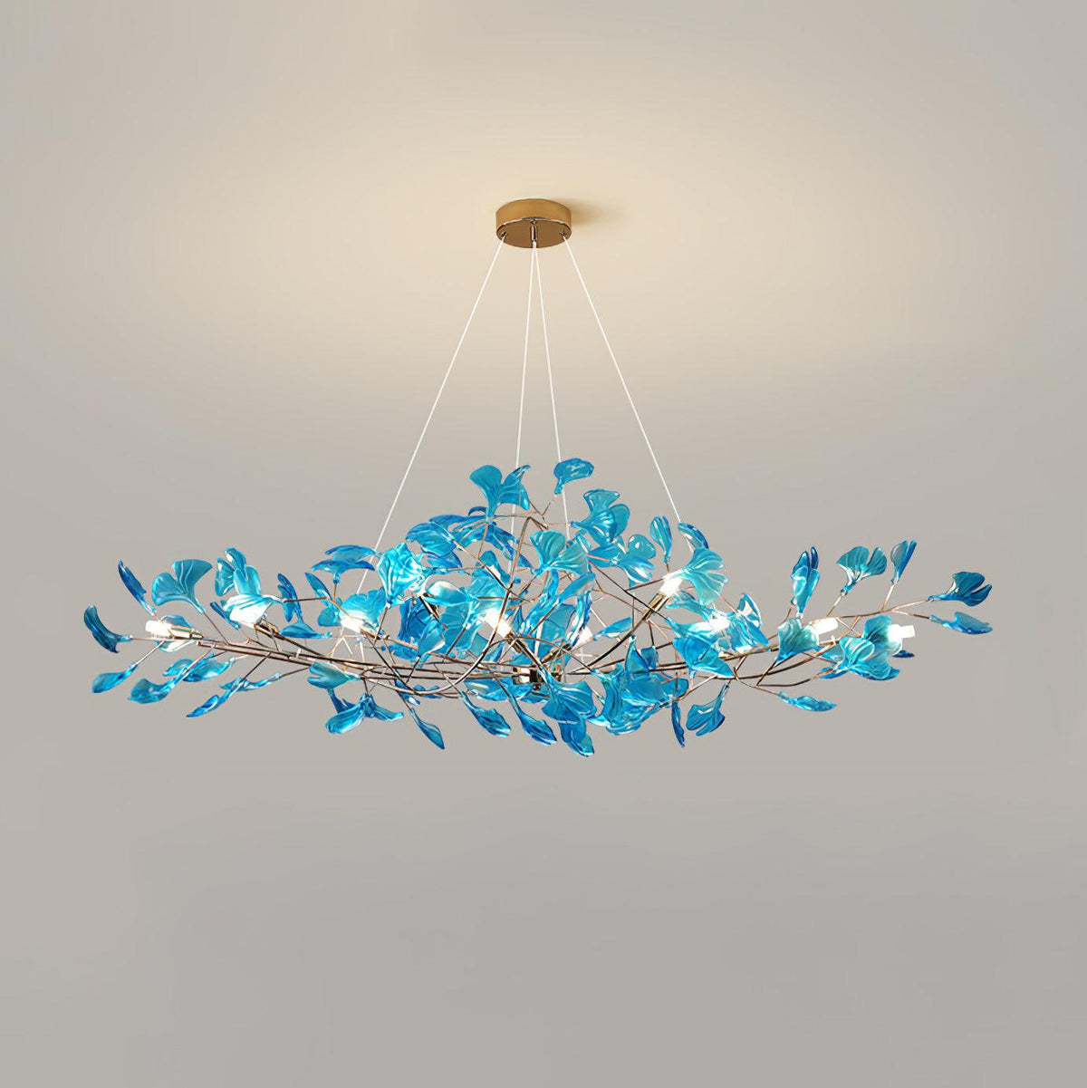 Ava Ginkgo Leaf Ceiling Chandeliers