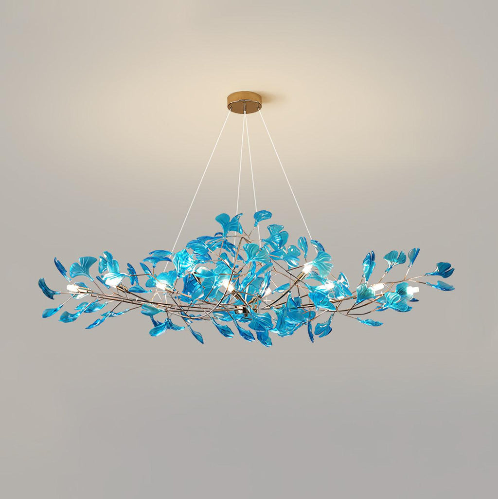 Ava Ginkgo Leaf Ceiling Chandeliers