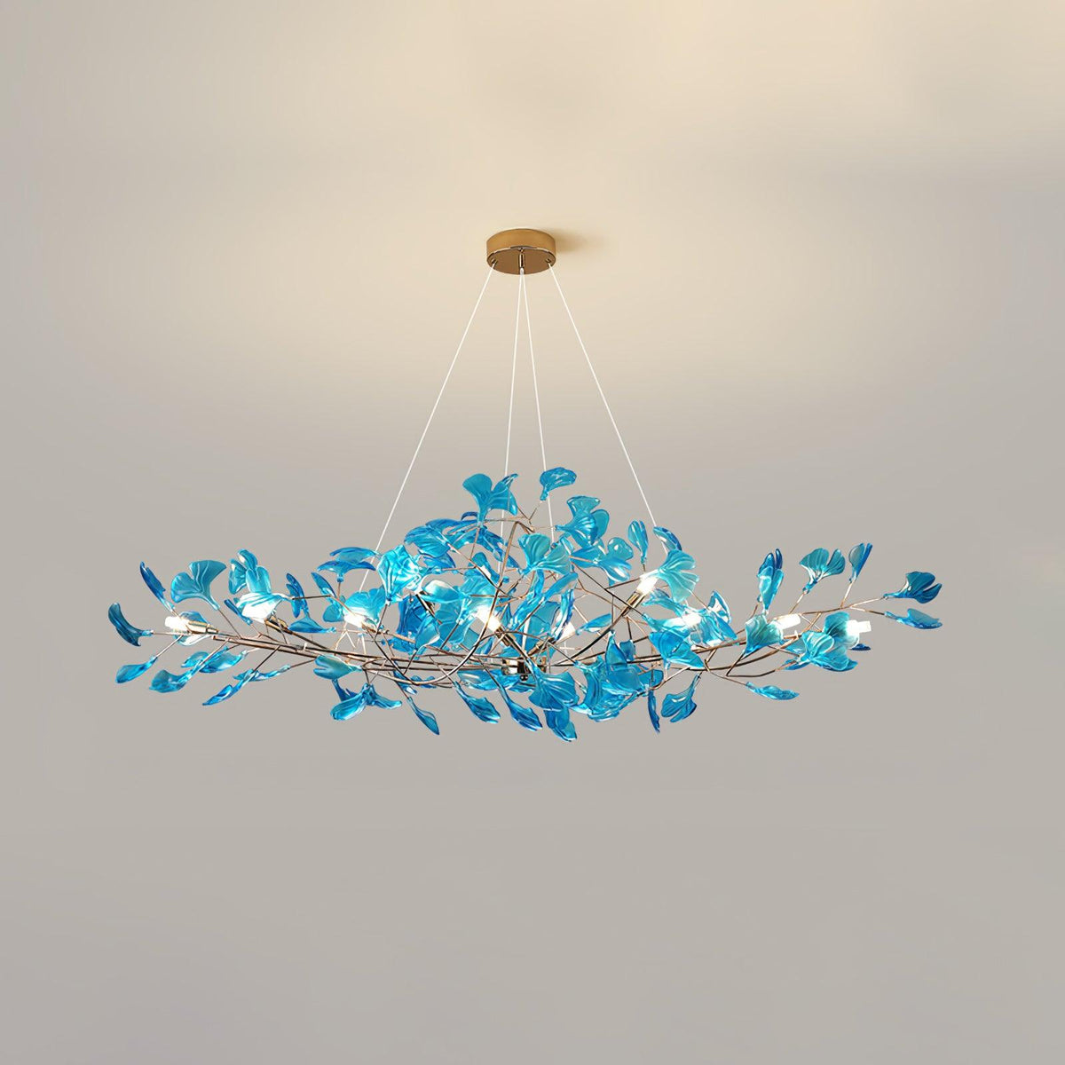 Ava Ginkgo Leaf Ceiling Chandeliers