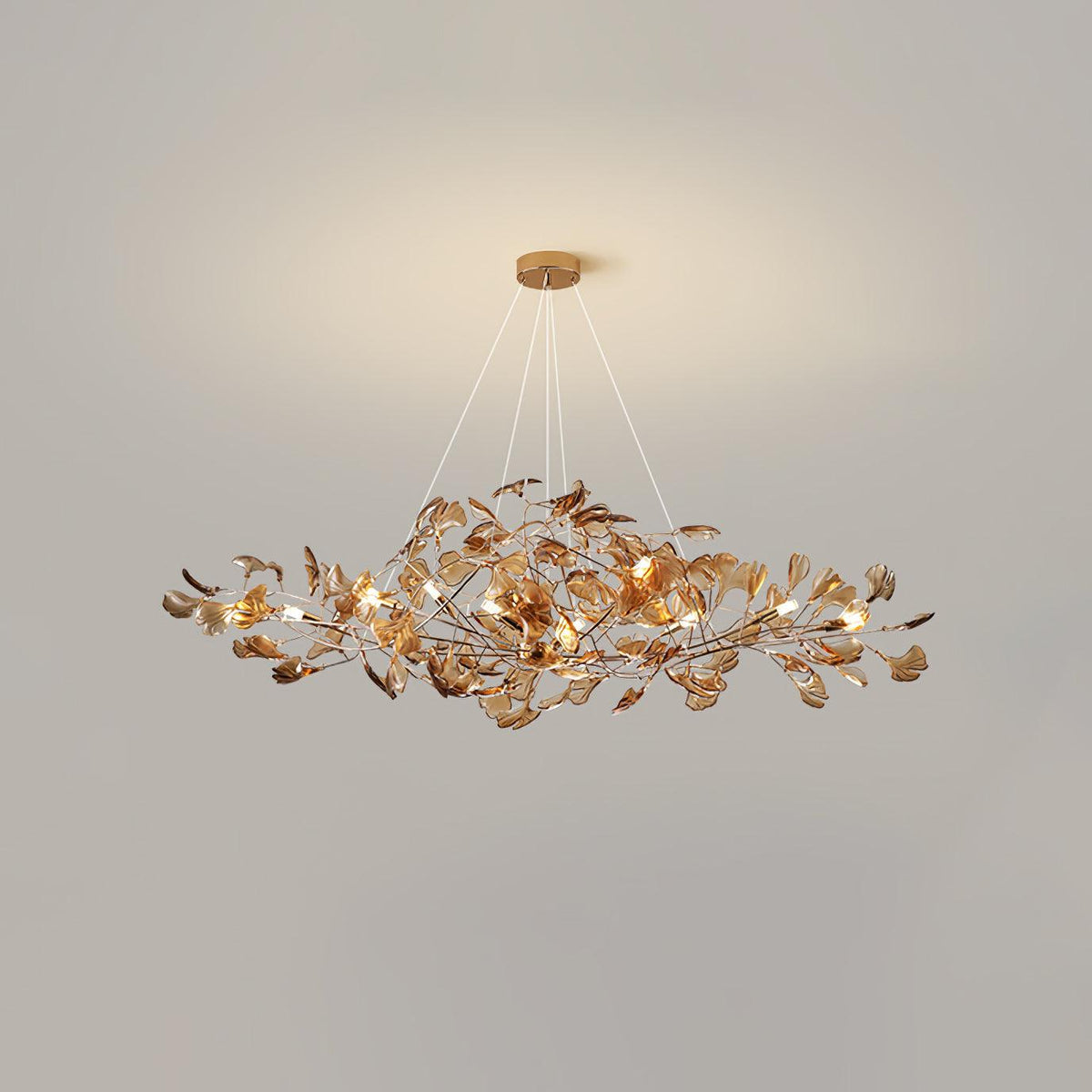 Ava Ginkgo Leaf Ceiling Chandeliers