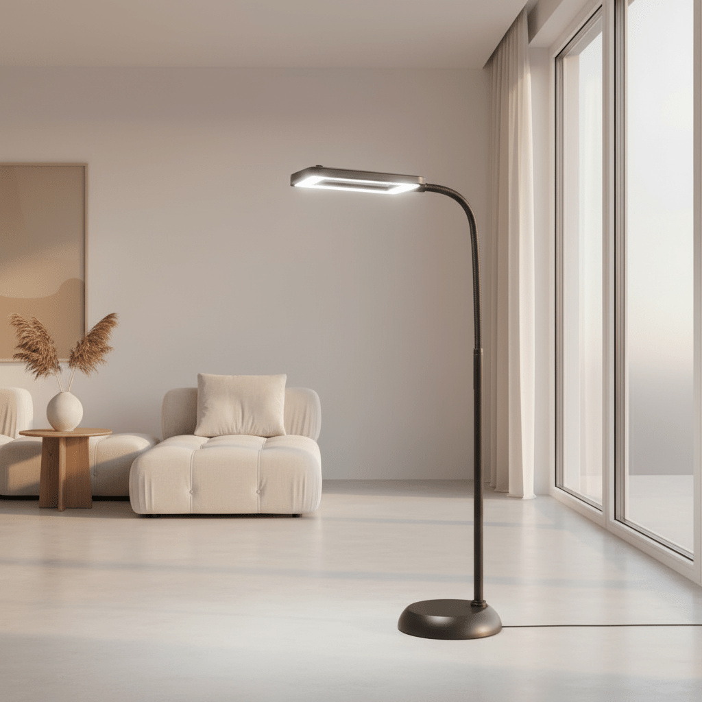 CraftLume 3-fache Lupen-Stehlampe mit hellem LED-Licht für Bastler