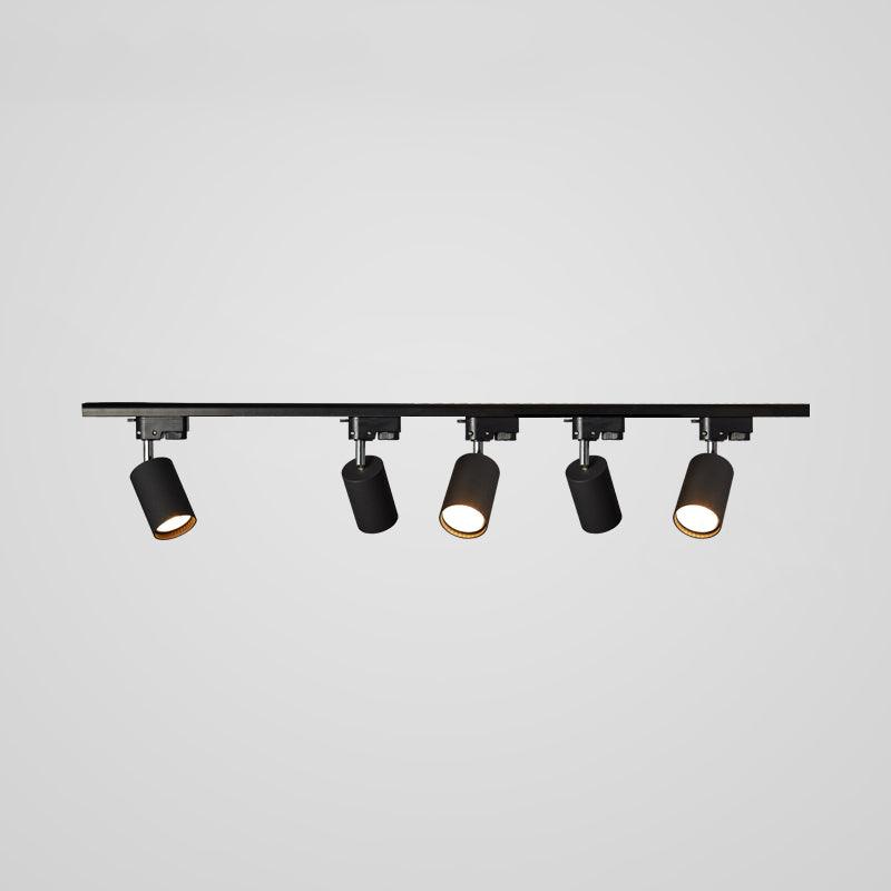 LED bodové svítidlo na lištu — 5 nastavitelných hlavic, otočení o 325°, 100cm, ~36W