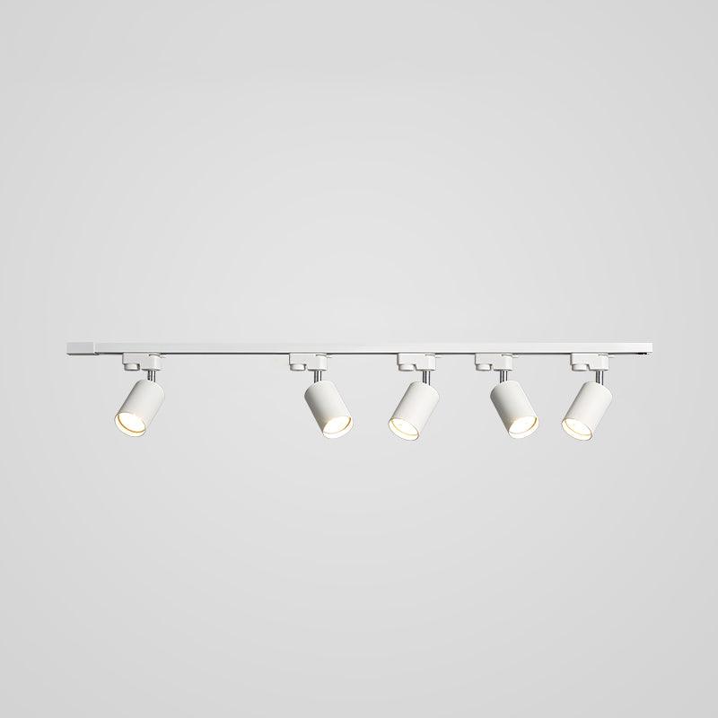 LED bodové svítidlo na lištu — 5 nastavitelných hlavic, otočení o 325°, 100cm, ~36W