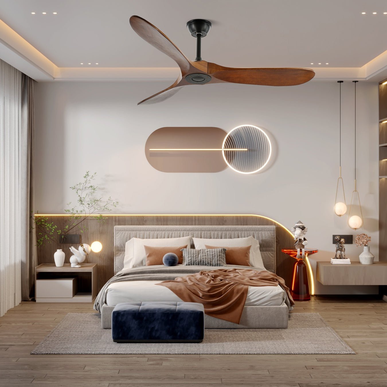 Aero Breeze aerodinamikai propelleres mennyezeti ventilátor