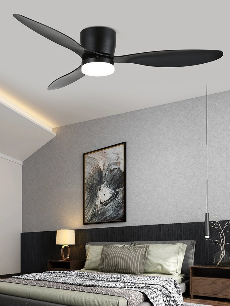 Aerodynamics Ceiling Fan Light 42"/52" — Integrated LED, Quiet Motor, Dual Blade Options