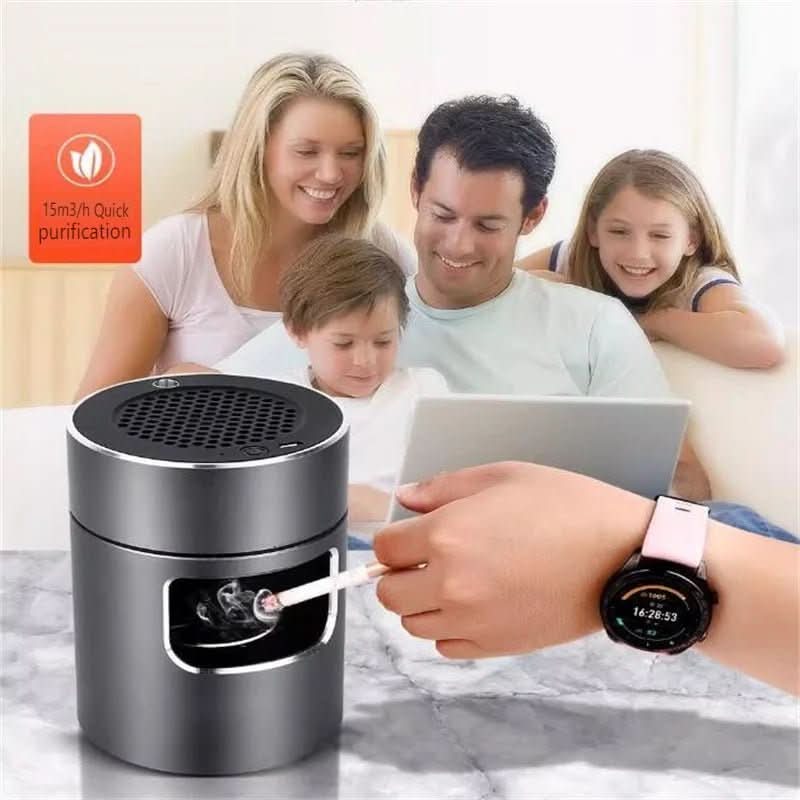 AirNova Portable Smokeless Ashtray For On The Go Smokers With HEPA Filter USB Battery