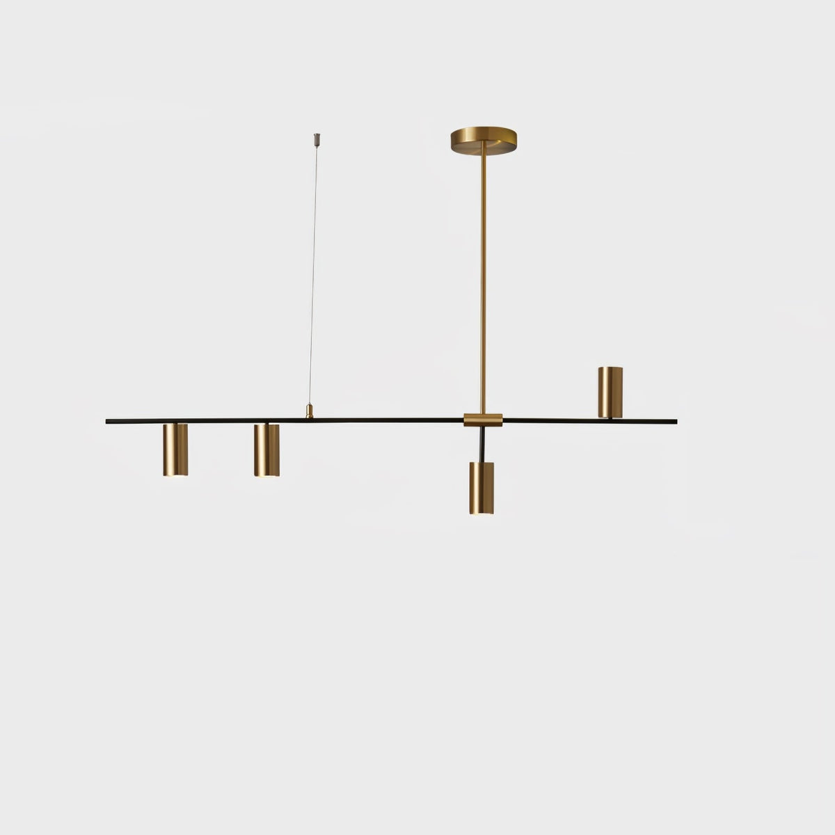 Lustra Cassandra lineare Messing-Pendelleuchte – elegante Deckenleuchte