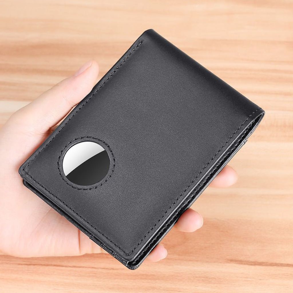 Portefeuille en cuir pour AirTag
