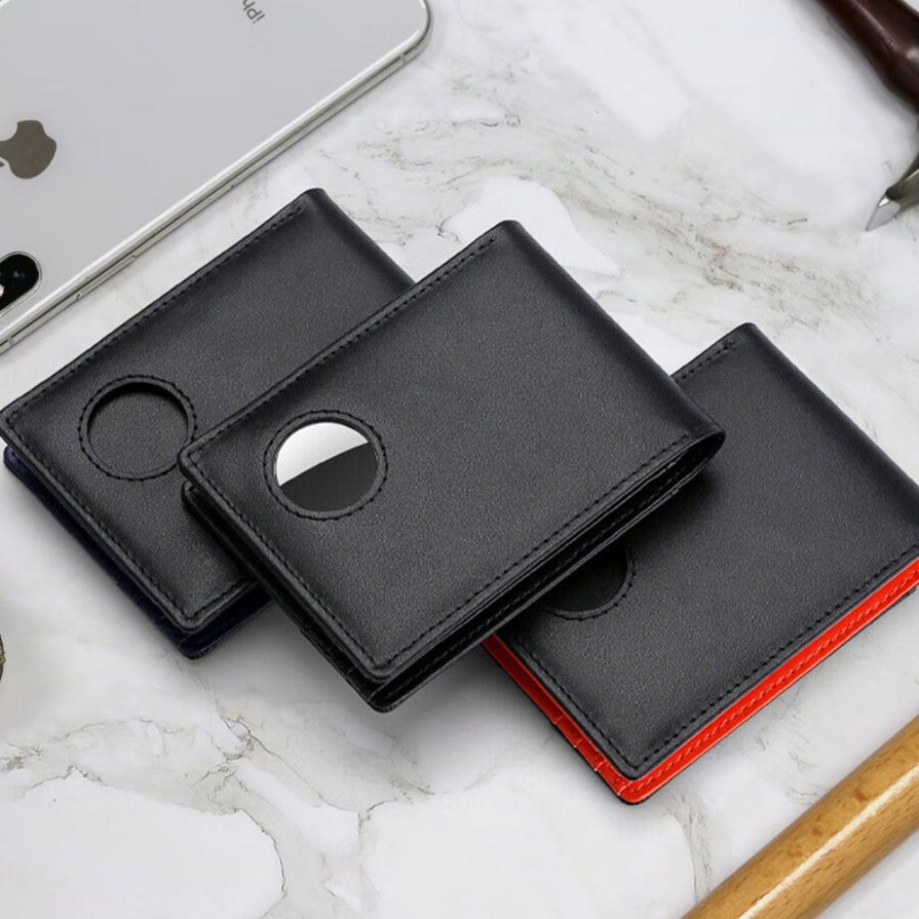 Portefeuille en cuir pour AirTag