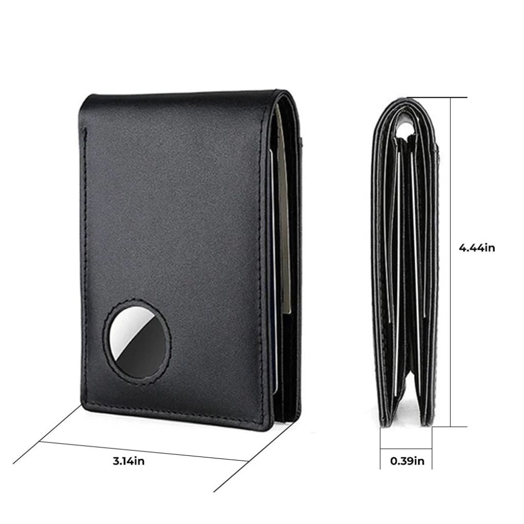 Portefeuille en cuir pour AirTag