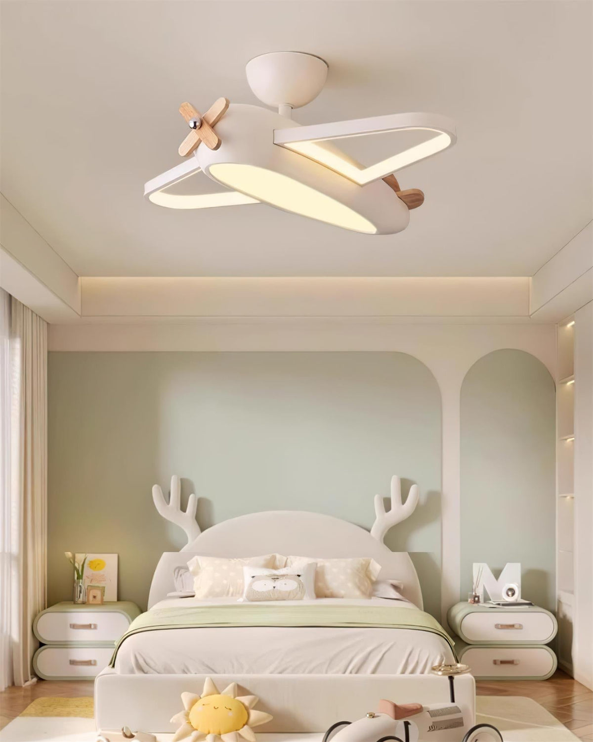 Hardwired Airplane Ceiling Light – Integrated 3000K LED