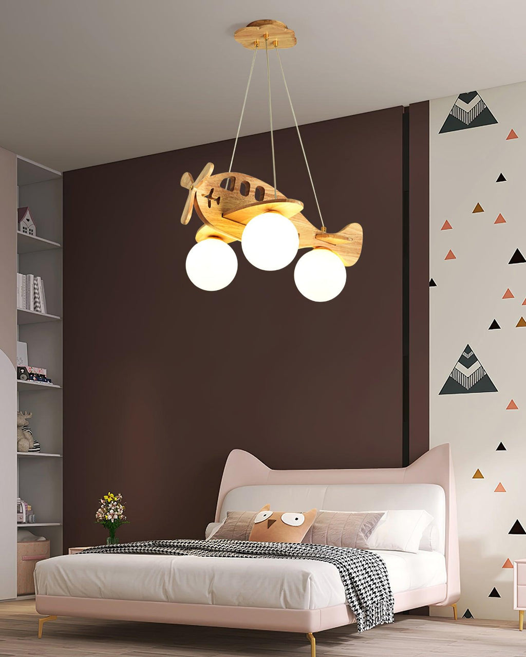 Airplane Pendant Lamp — Durable Construction, Bright Colors