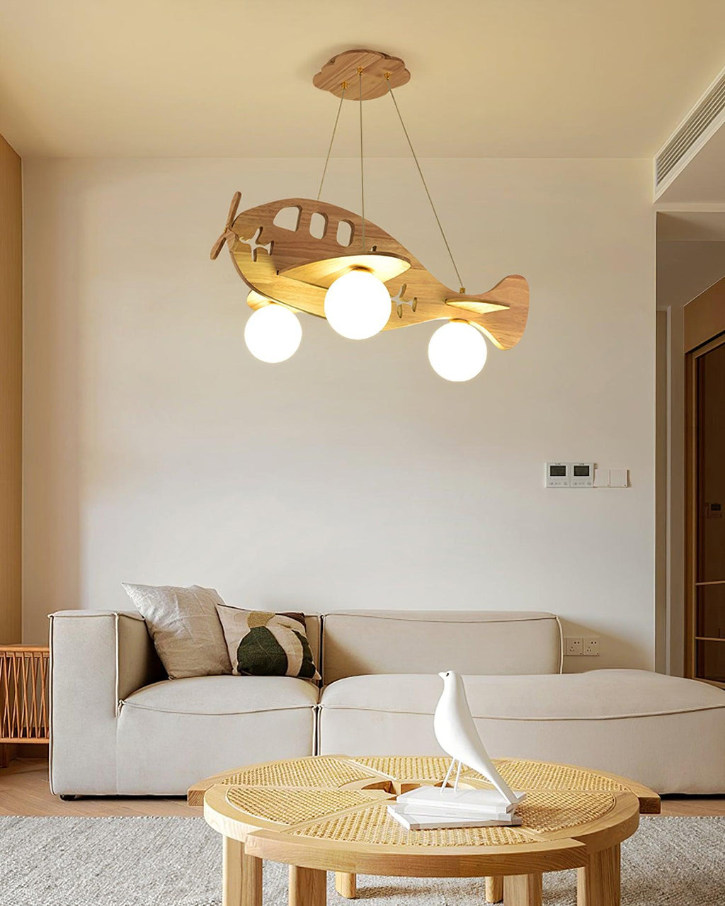 Airplane Pendant Lamp — Durable Construction, Bright Colors