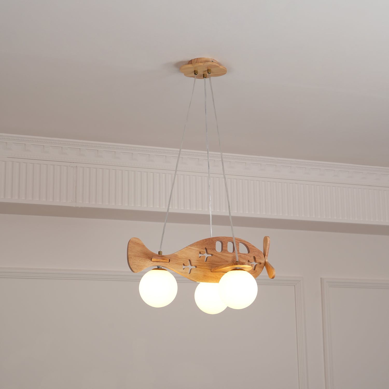 Airplane Pendant Lamp — Durable Construction, Bright Colors
