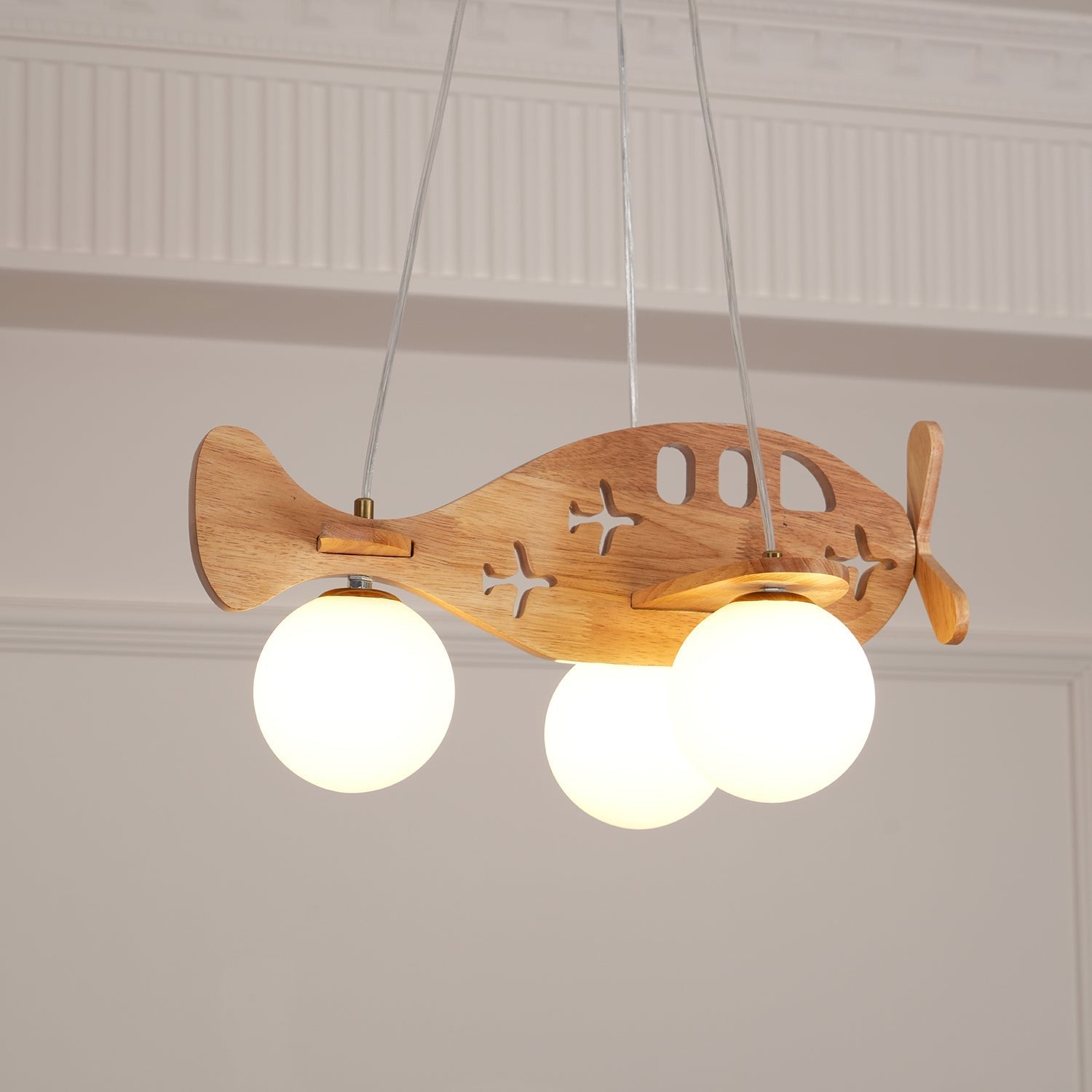 Airplane Pendant Lamp — Durable Construction, Bright Colors
