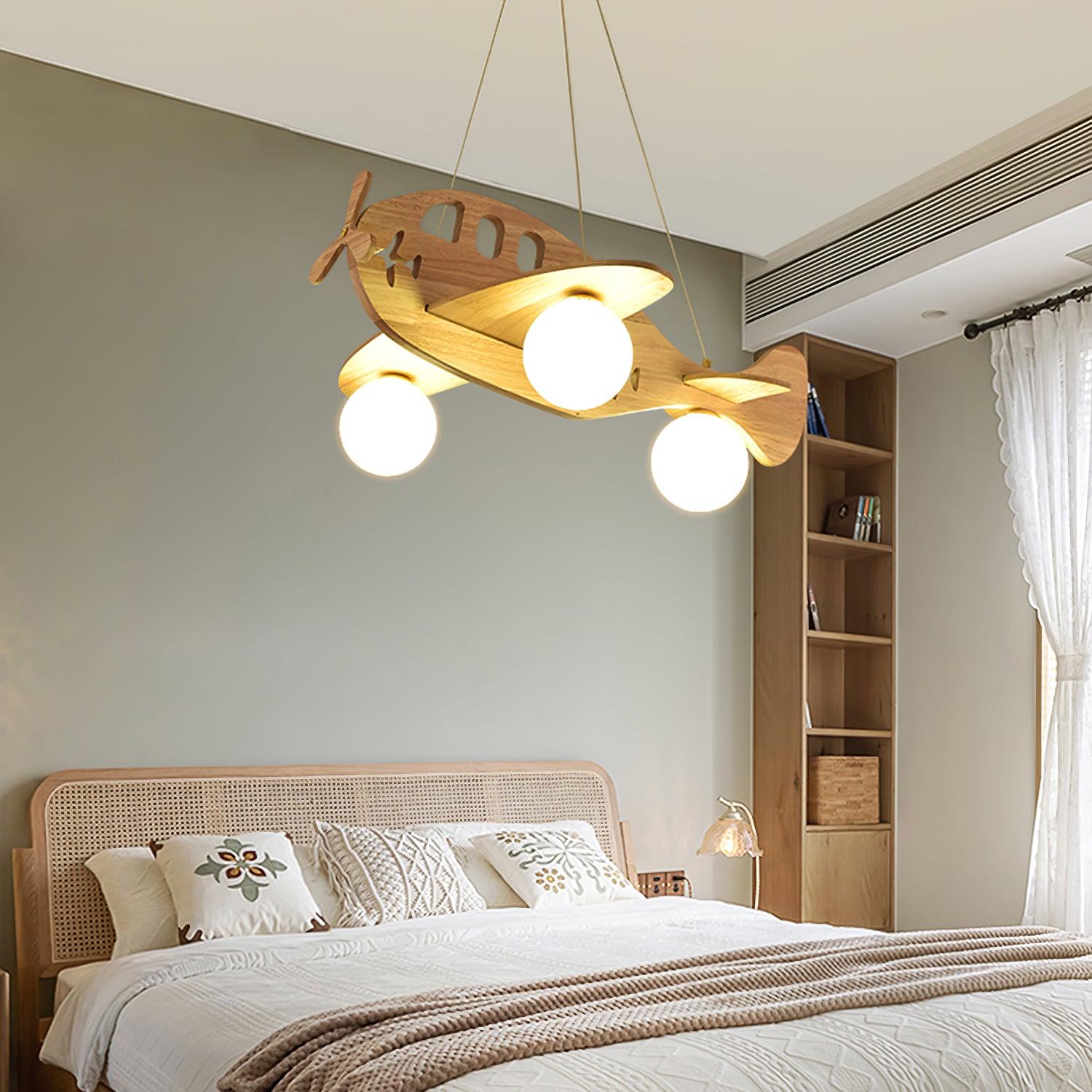 Airplane Pendant Lamp — Durable Construction, Bright Colors