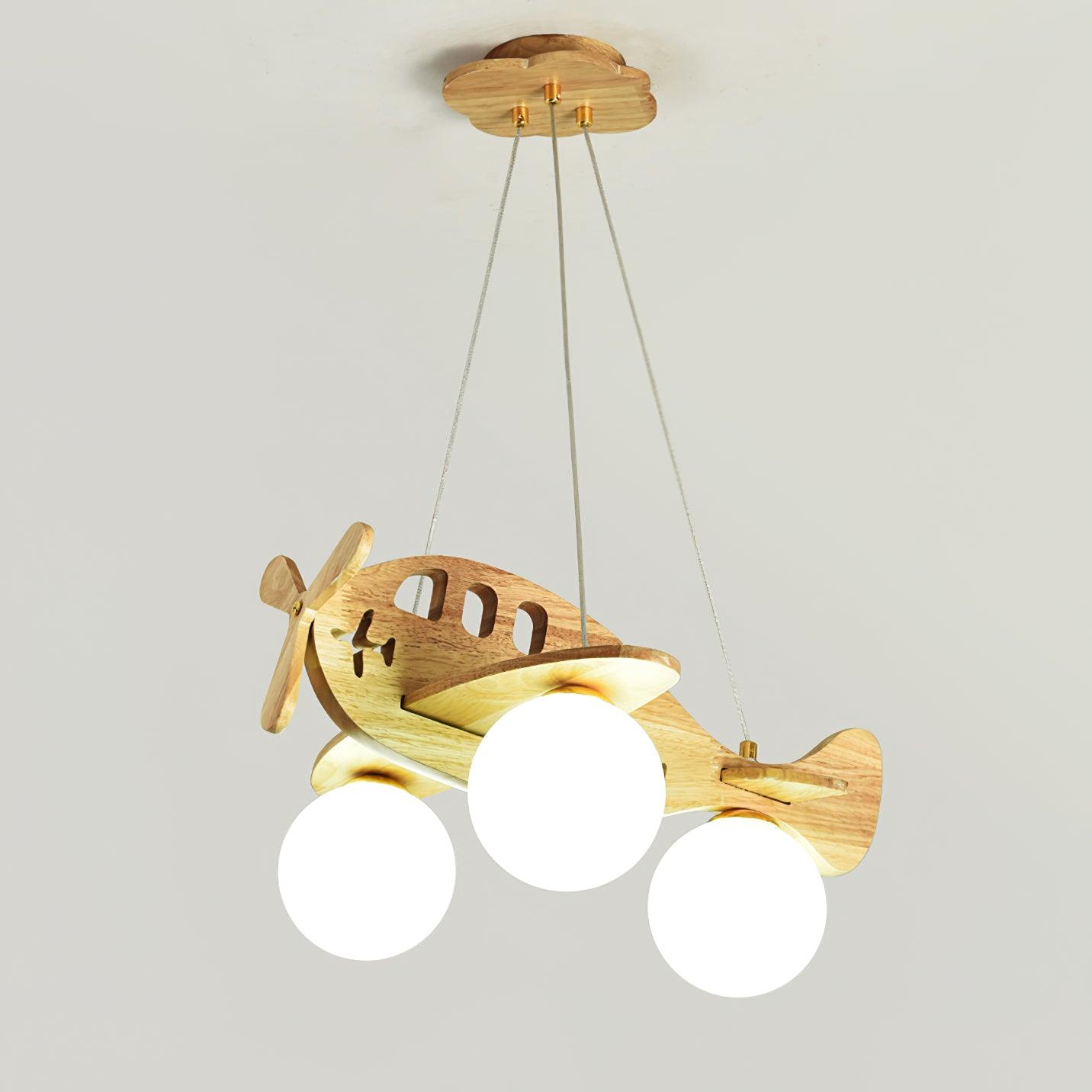 Airplane Pendant Lamp — Durable Construction, Bright Colors