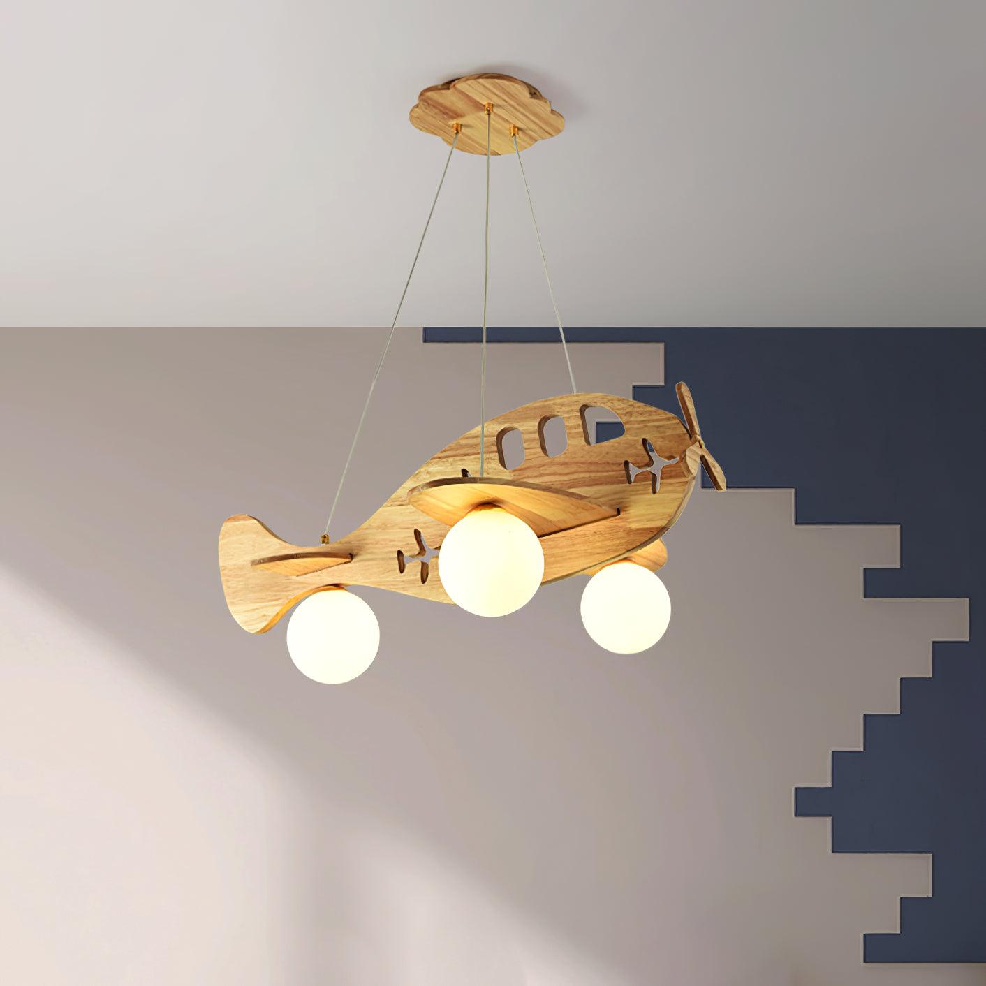 Airplane Pendant Lamp — Durable Construction, Bright Colors