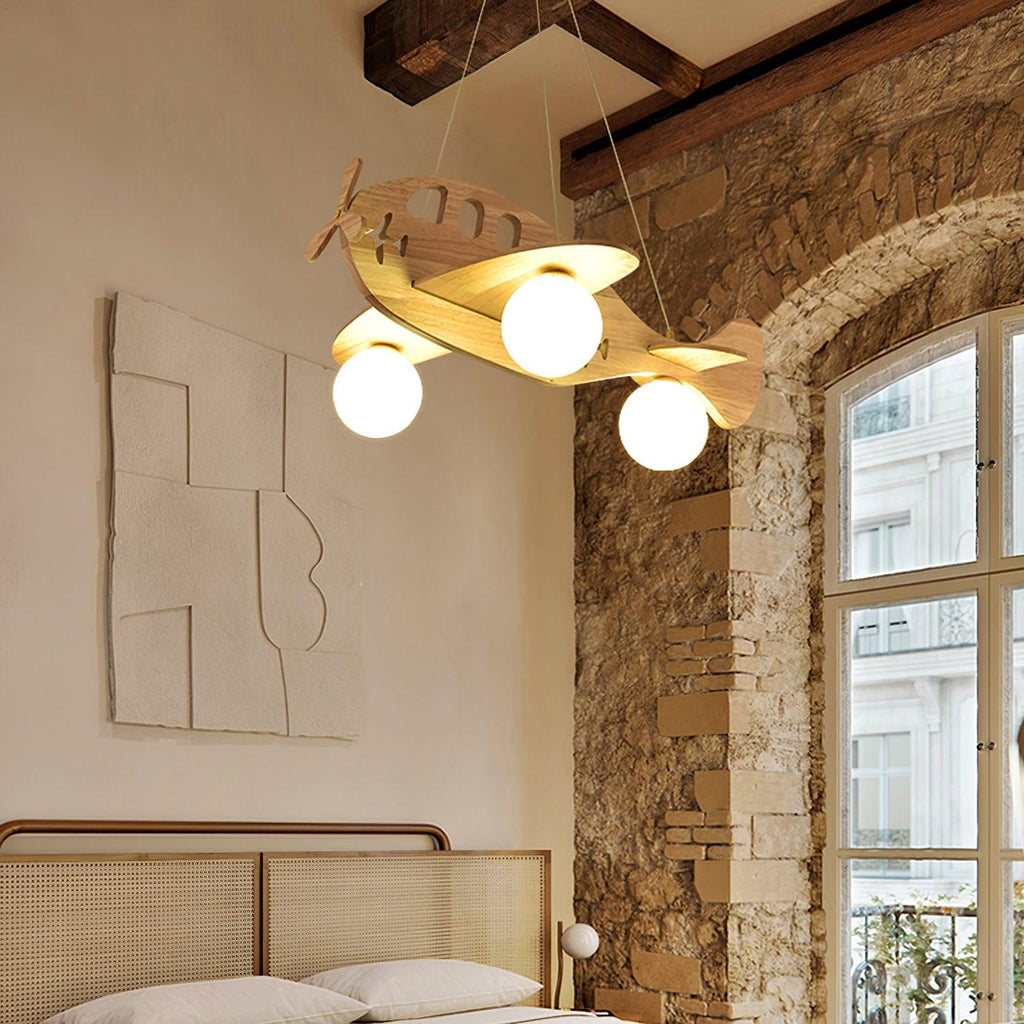 Airplane Pendant Lamp — Durable Construction, Bright Colors