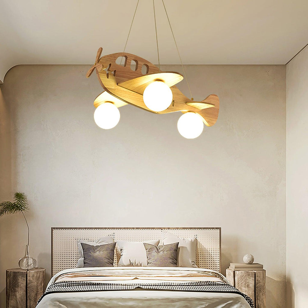 Airplane Pendant Lamp — Durable Construction, Bright Colors