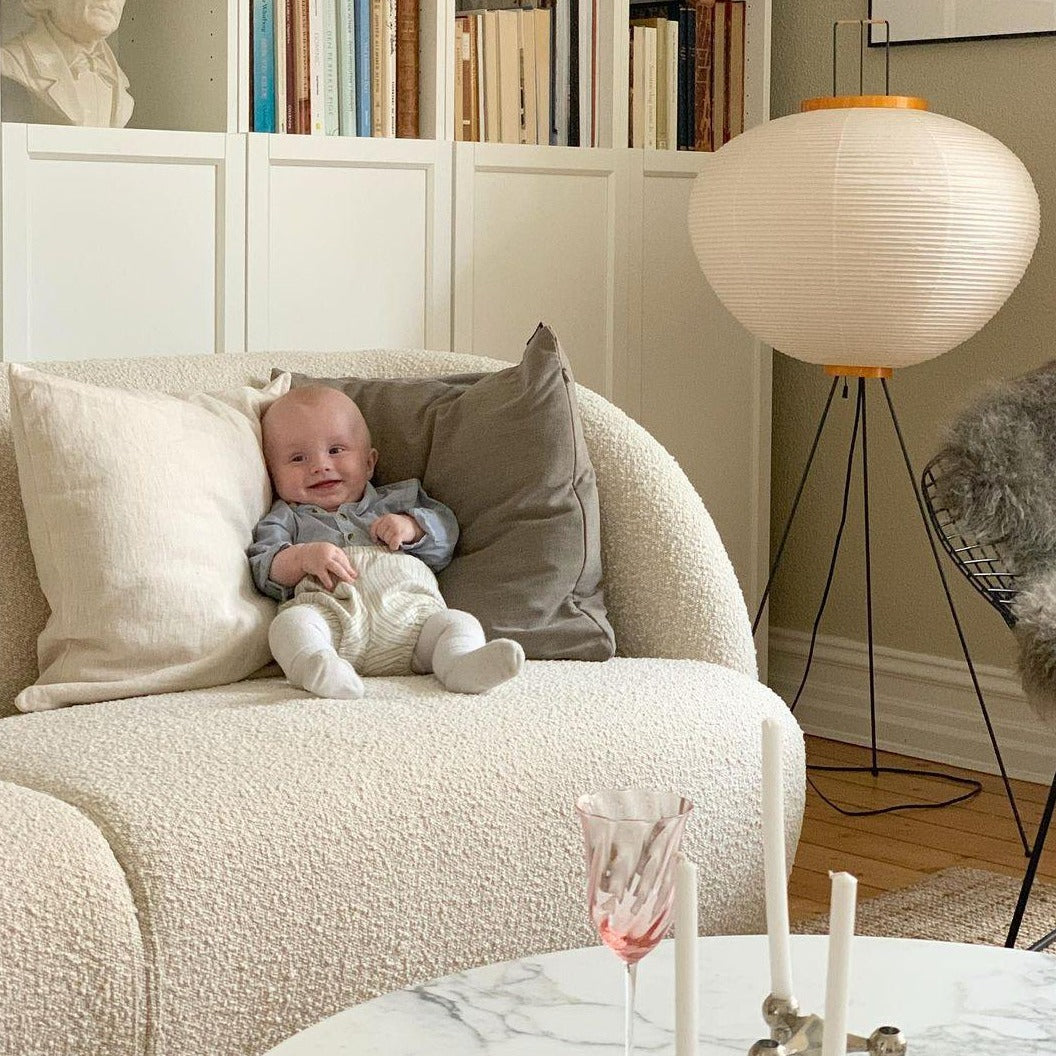 NovaLume Rispapir Gulvlampe Minimalistisk Design Tidløs Varme