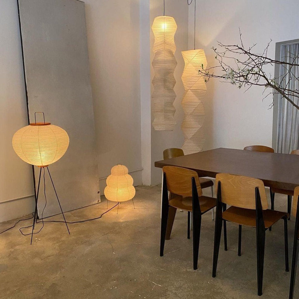 NovaLume Rispapir Gulvlampe Minimalistisk Design Tidløs Varme