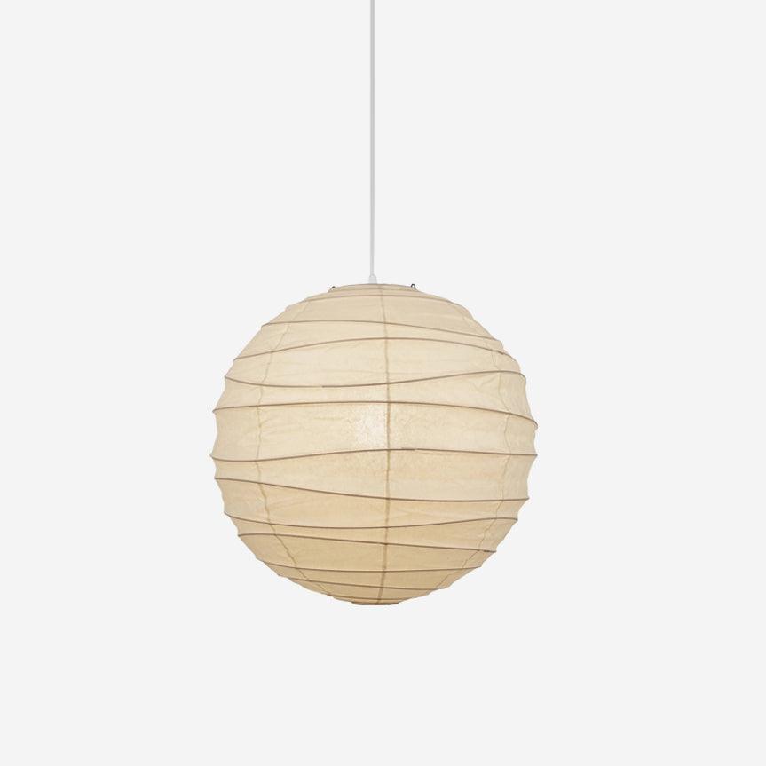 Luna Pendant Light Japanese Paper Globe - Neutralighting