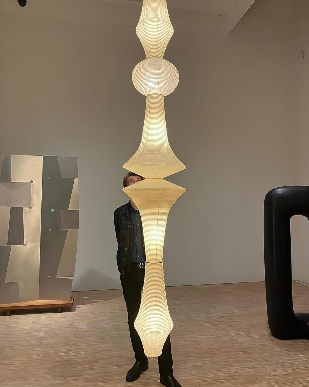 Zyora skulpturel papirpendel — moderne loftslampe
