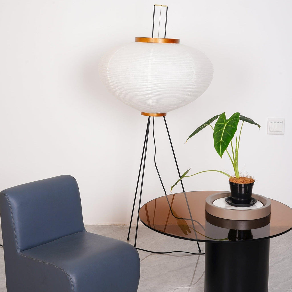 NovaLume Rispapir Gulvlampe Minimalistisk Design Tidløs Varme