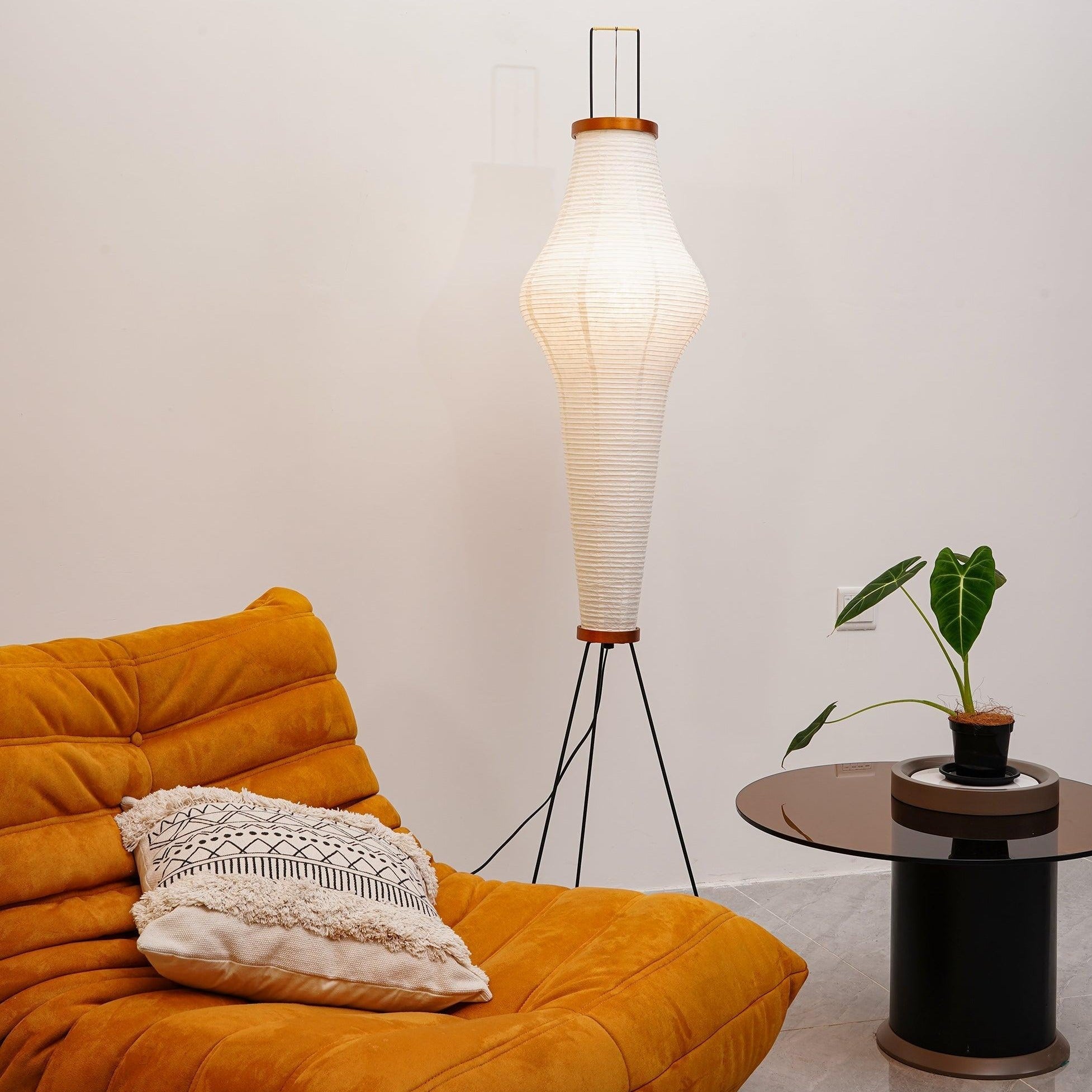 NovaLume Rispapir Gulvlampe Minimalistisk Design Tidløs Varme
