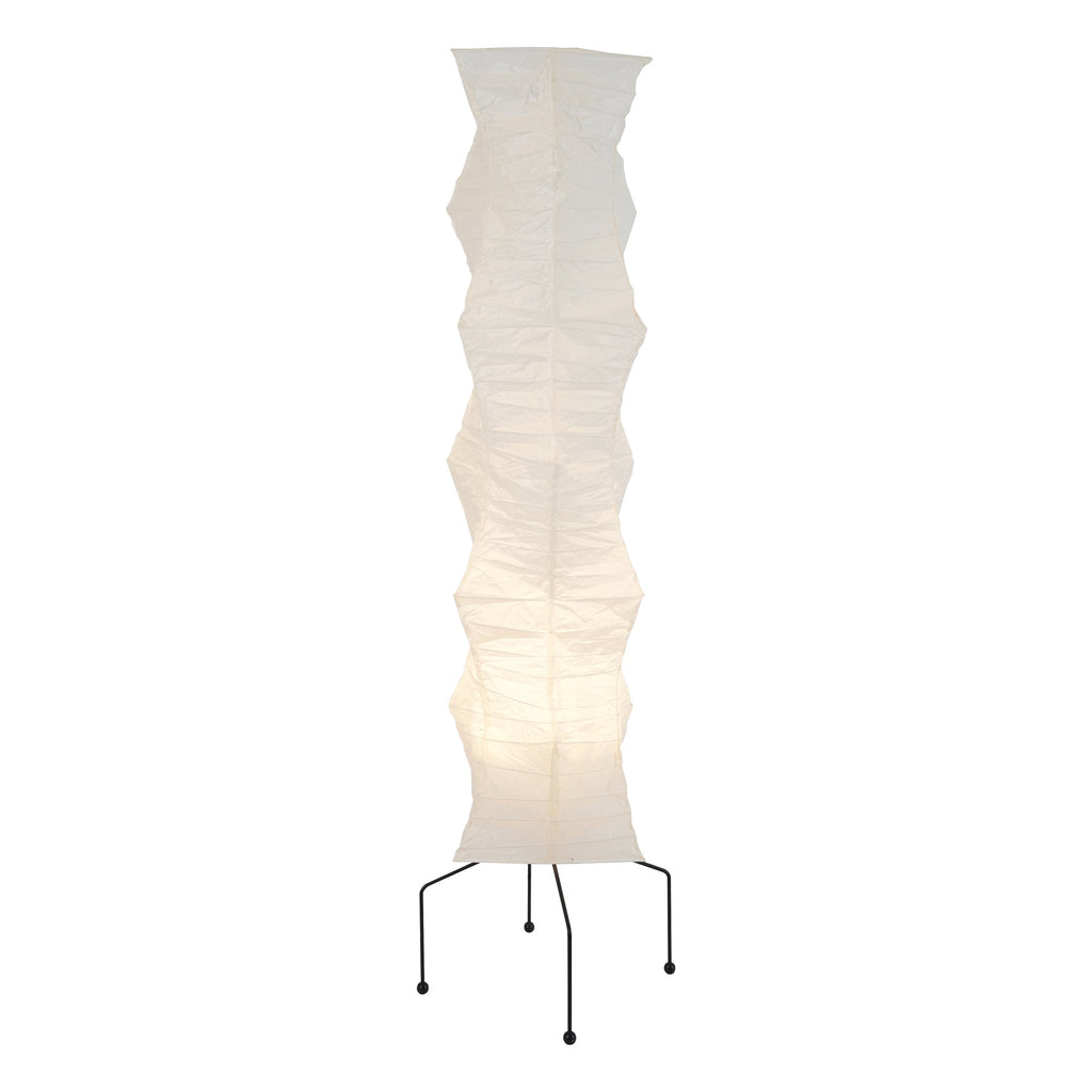 Traditionel gulvlampe i rispapir