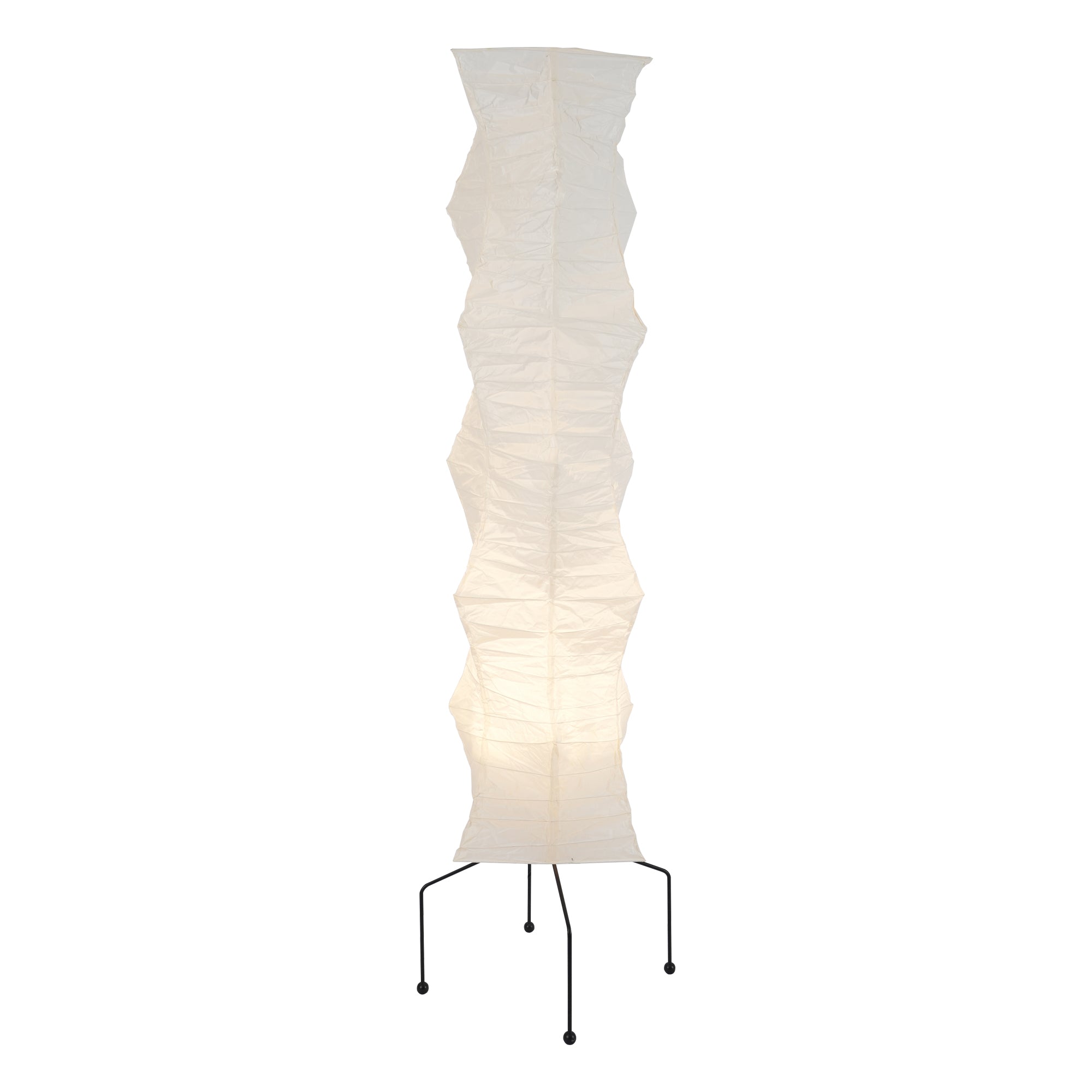 NovaLume Rispapir Gulvlampe Minimalistisk Design Tidløs Varme