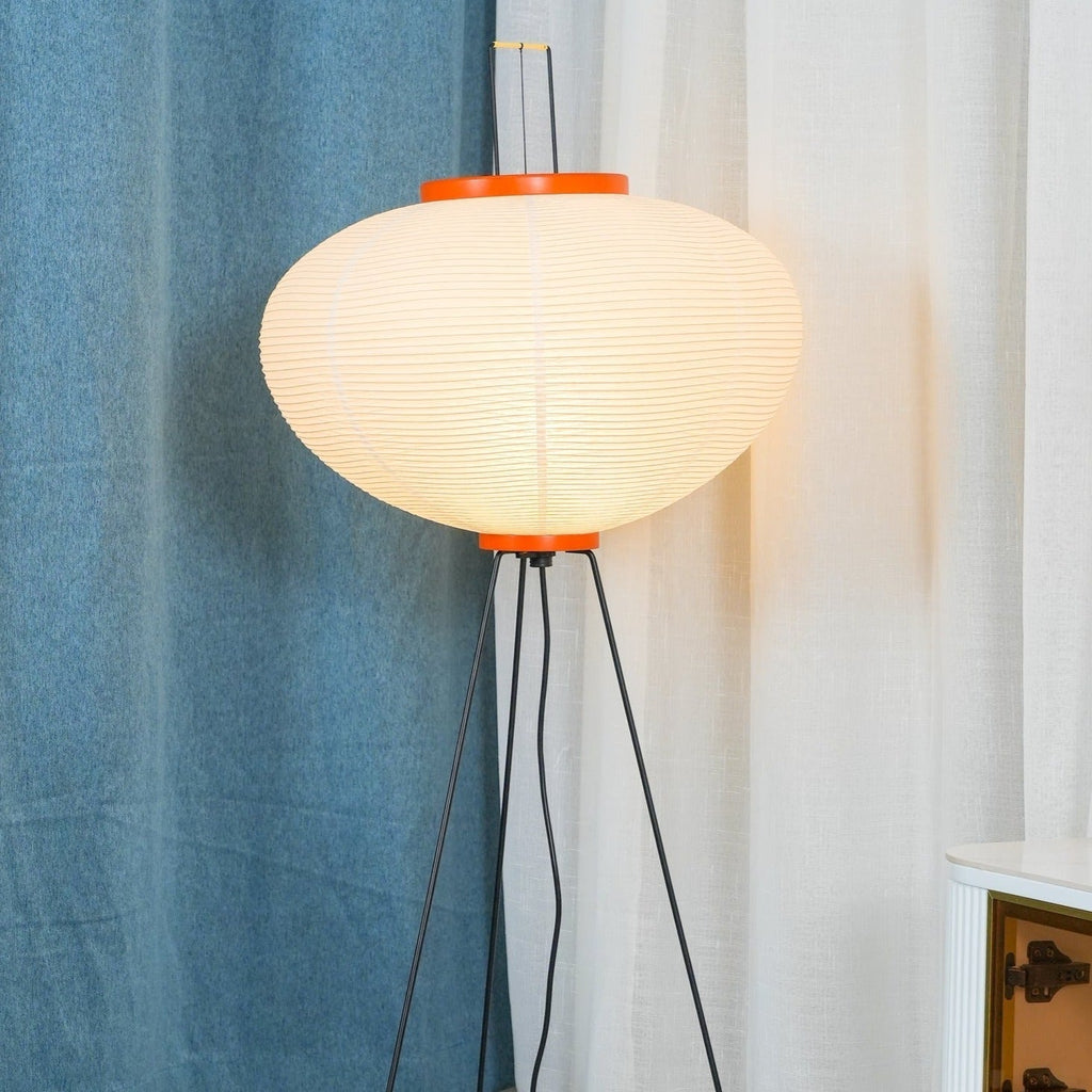 NovaLume Rispapir Gulvlampe Minimalistisk Design Tidløs Varme