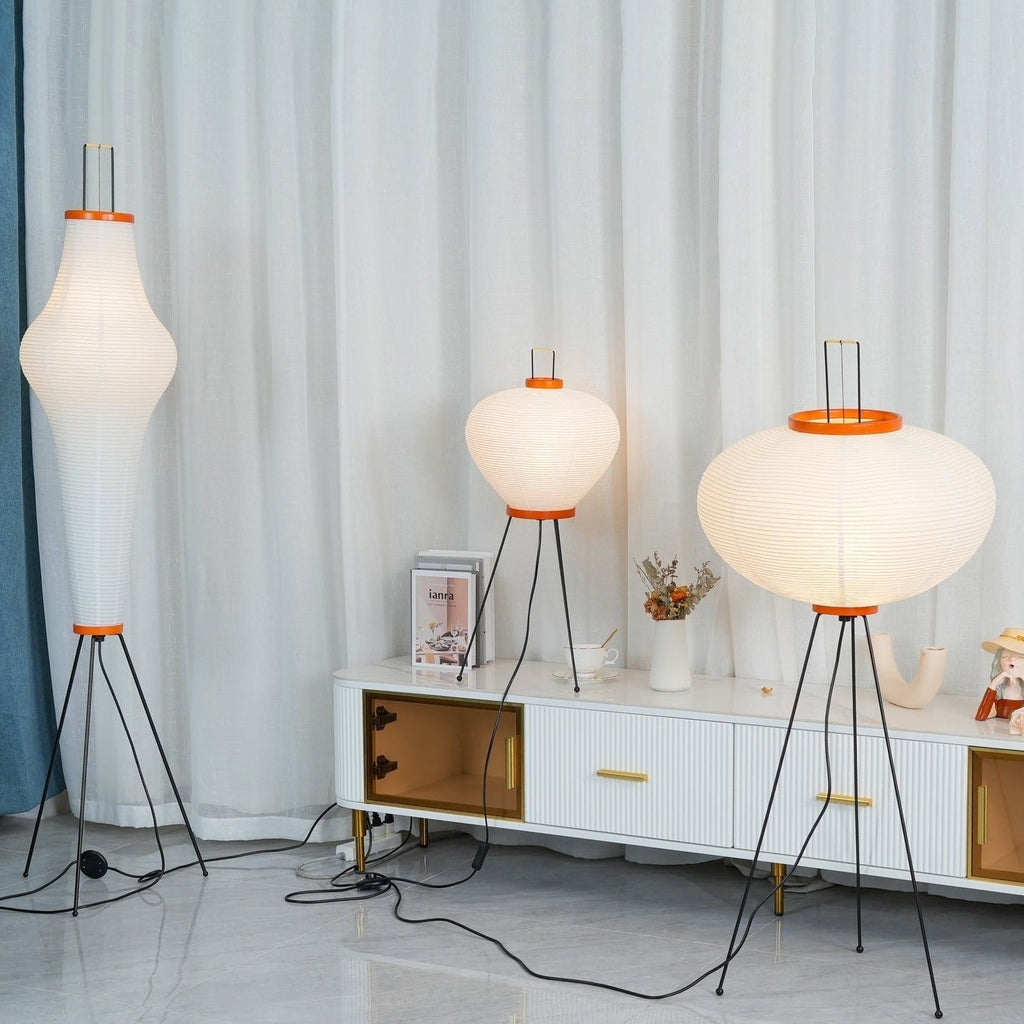 NovaLume Rispapir Gulvlampe Minimalistisk Design Tidløs Varme