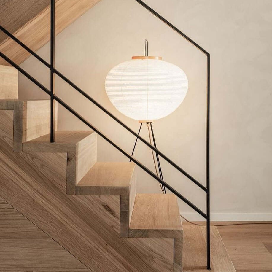 NovaLume Rispapir Gulvlampe Minimalistisk Design Tidløs Varme