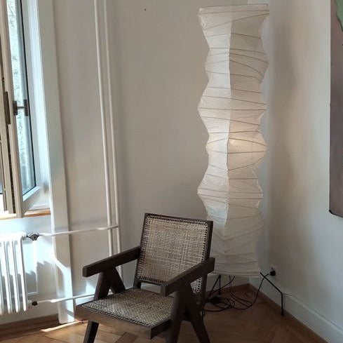NovaLume Rispapir Gulvlampe Minimalistisk Design Tidløs Varme
