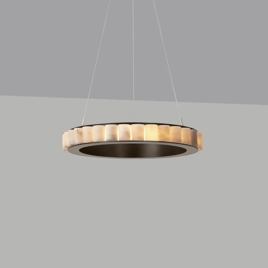 Orion-kaksirenkainen alabasterikruunu — koot 60 cm tai 80 cm