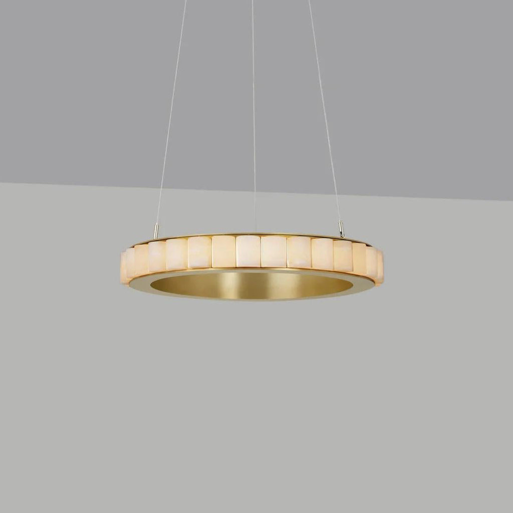Orion-kaksirenkainen alabasterikruunu — koot 60 cm tai 80 cm