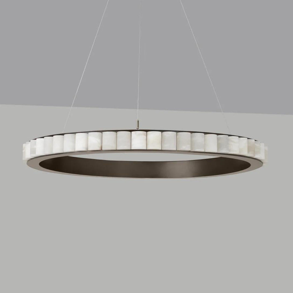 Orion-kaksirenkainen alabasterikruunu — koot 60 cm tai 80 cm