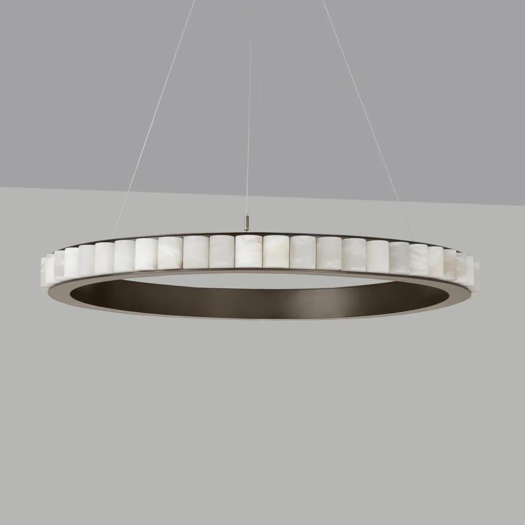 Orion-kaksirenkainen alabasterikruunu — koot 60 cm tai 80 cm