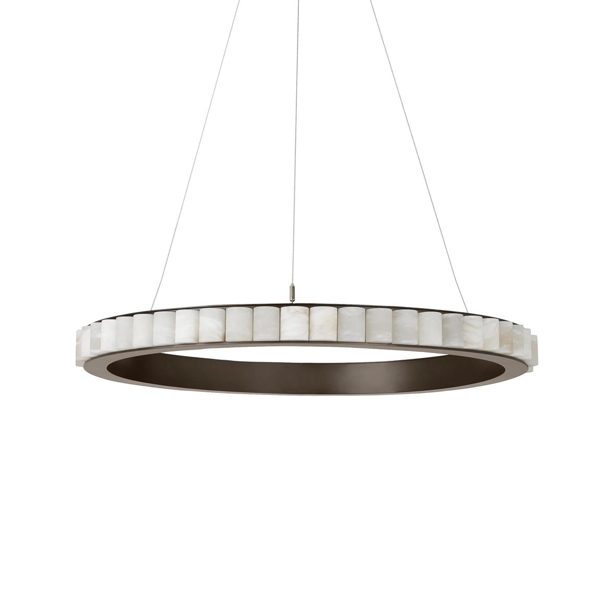 Orion-kaksirenkainen alabasterikruunu — koot 60 cm tai 80 cm