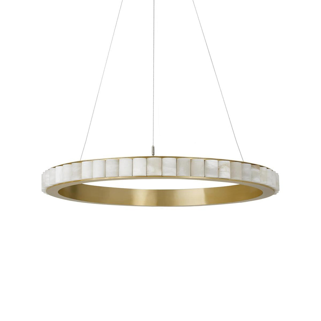 Orion-kaksirenkainen alabasterikruunu — koot 60 cm tai 80 cm