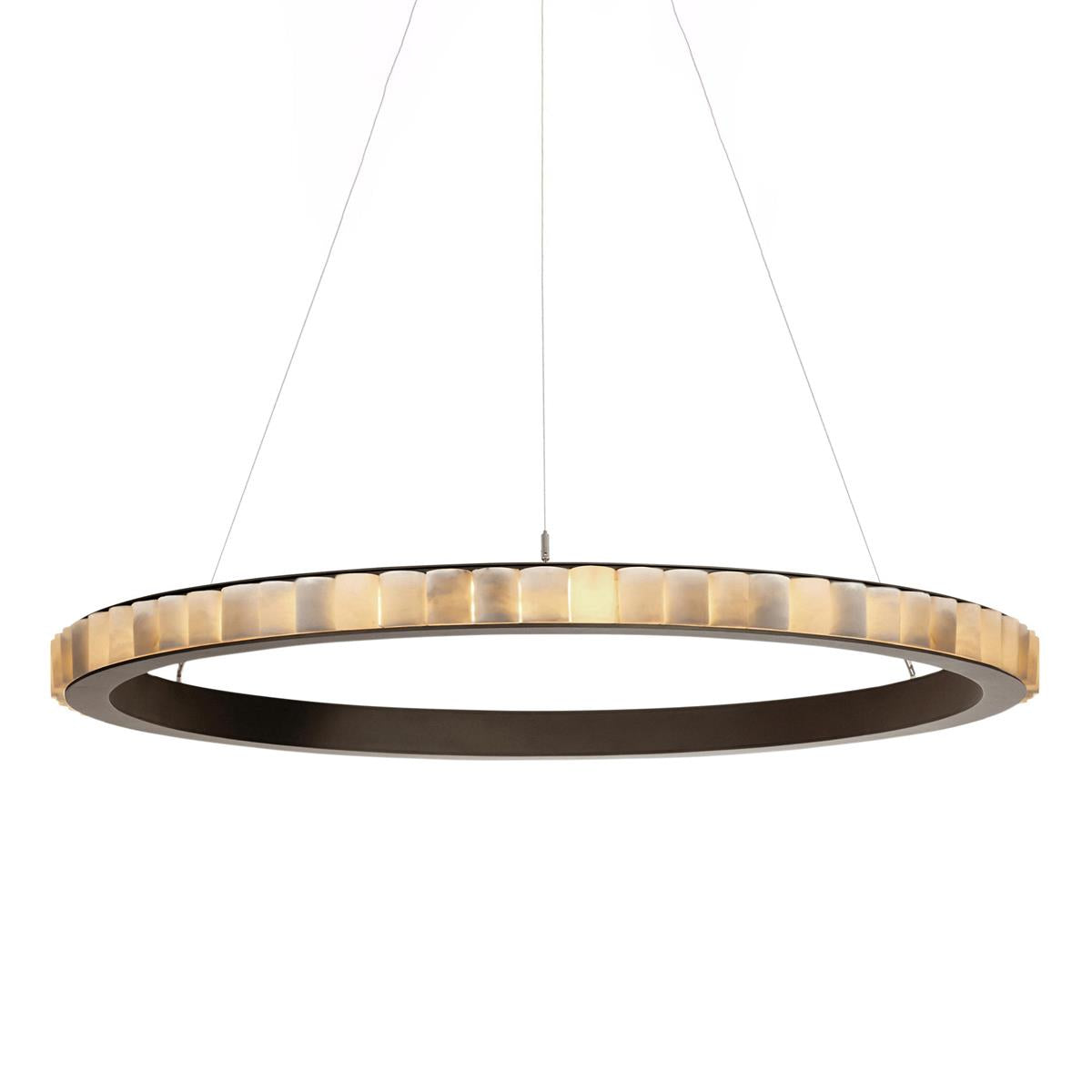 Orion-kaksirenkainen alabasterikruunu — koot 60 cm tai 80 cm