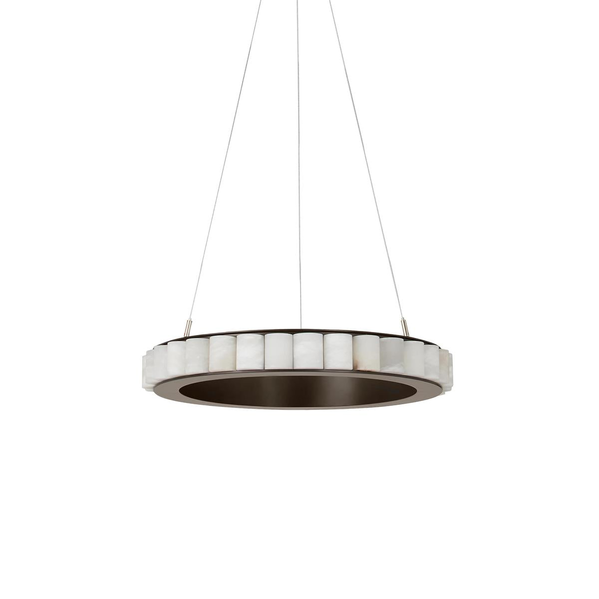 Orion-kaksirenkainen alabasterikruunu — koot 60 cm tai 80 cm