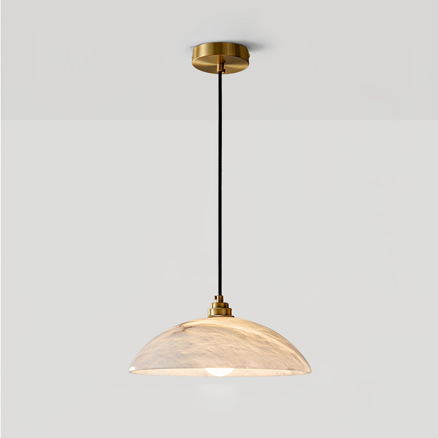 Alabaster Dome Pendant Lamp - Vakkerlight