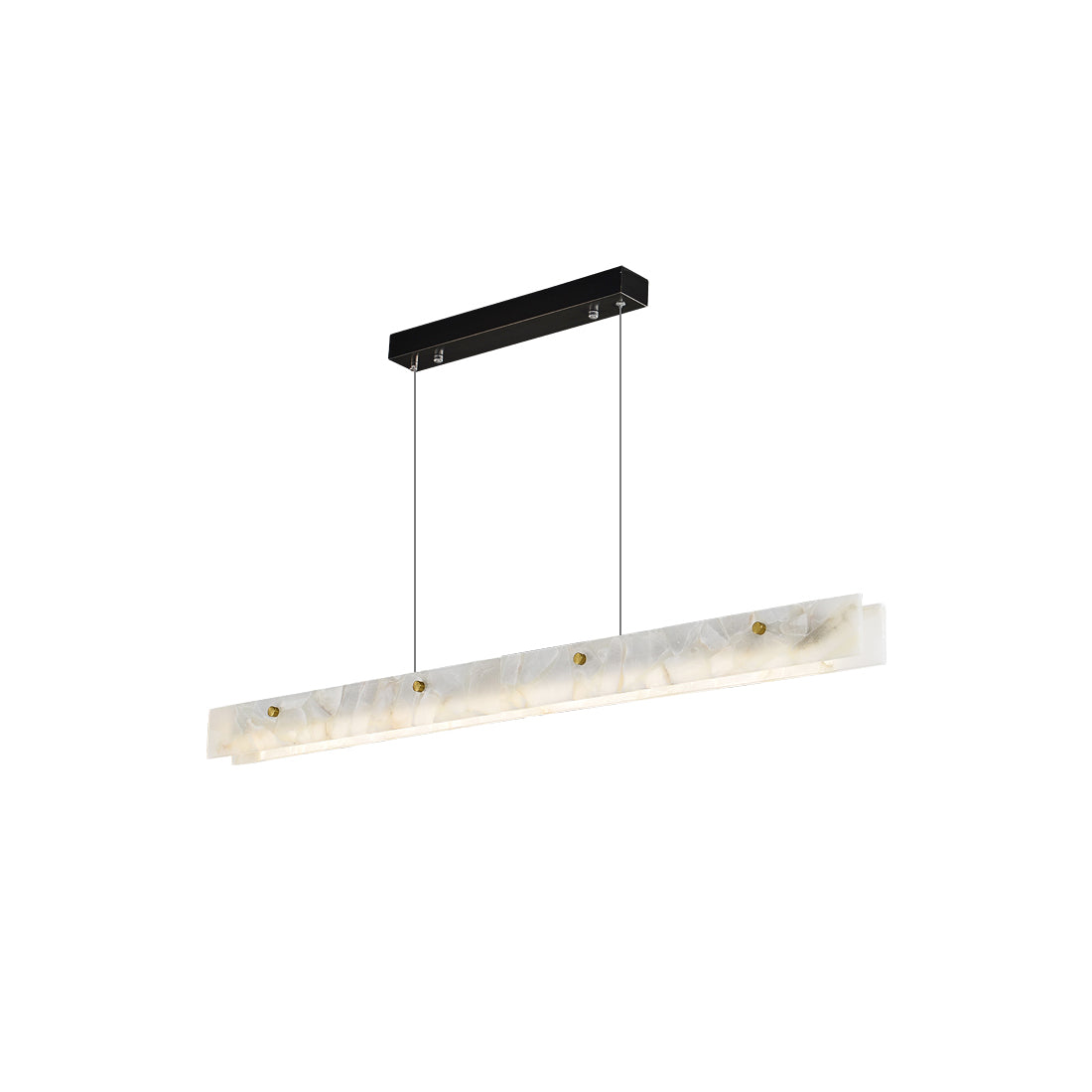 Ljomuvye LED Modern Linear Alabaster Pendant Light - Neutralighting