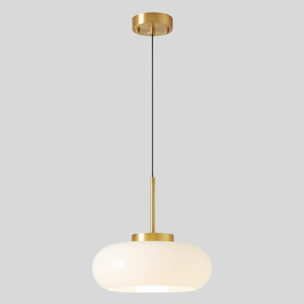 Serenelle Modern Copper And Glass Chandelier | Orntli