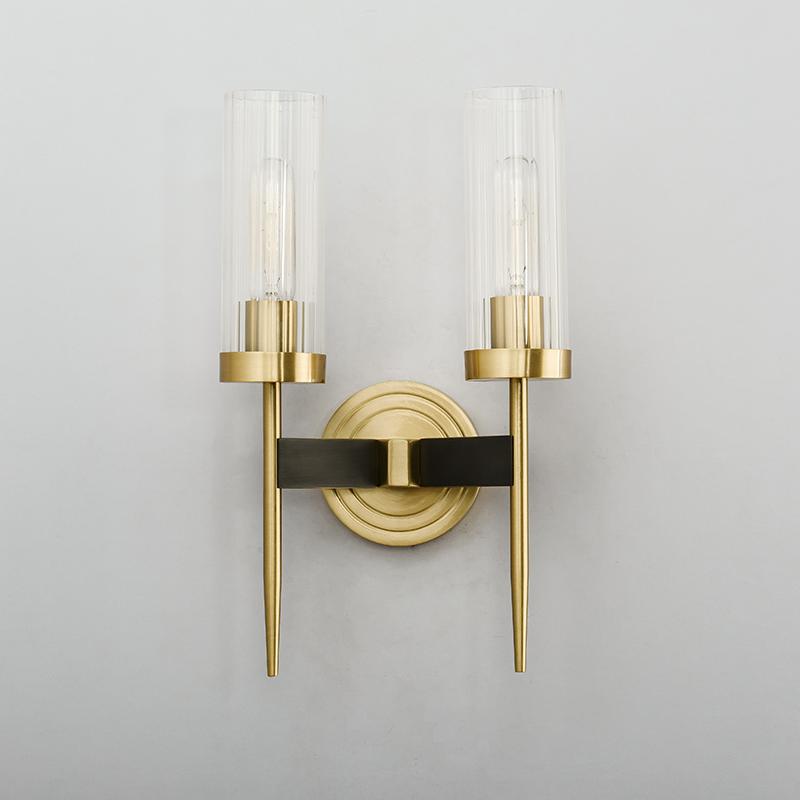 Elegante Vintage-Glaswandleuchte Vilaeisra — E14-Fassung, max. 15 W